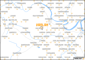 map of Văn Lâm