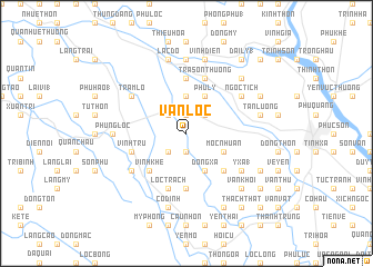 map of Vạn Lộc