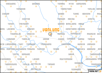 map of Vân Lung