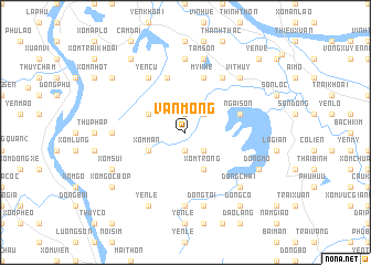 map of Vân Mộng
