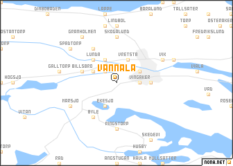 map of Vannala