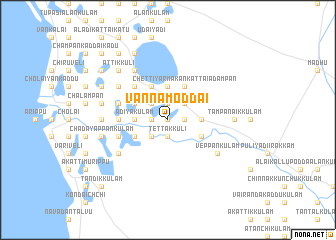 map of Vannamoddai