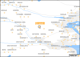 map of Vänna