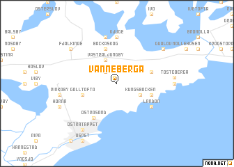 map of Vanneberga