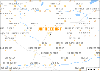 map of Vannecourt