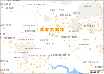 map of Vannoy Park