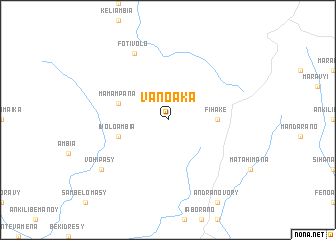 map of Vanoaka
