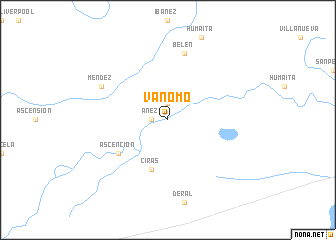 map of Vanomo