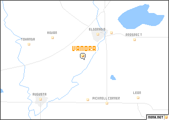map of Vanora