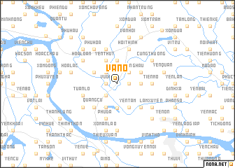 map of Van O