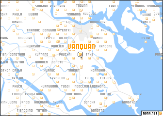 map of Vân Quan