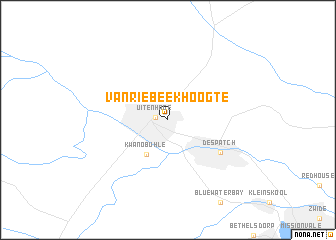 map of Van Riebeekhoogte