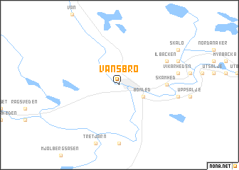 map of Vansbro