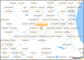 map of Văn Sơn