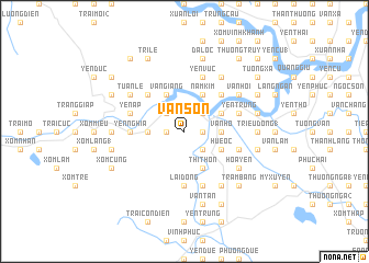 map of Vân Son