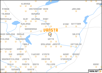 map of Vansta