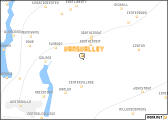 map of Vans Valley