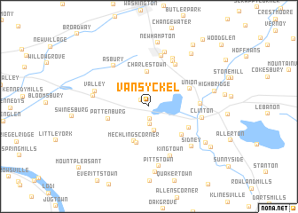 map of Van Syckel