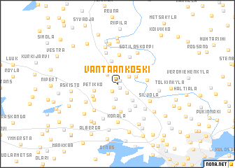 map of Vantaankoski