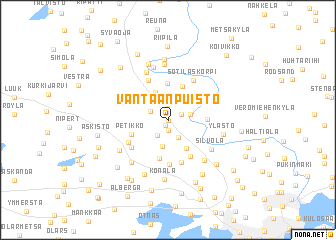 map of Vantaanpuisto