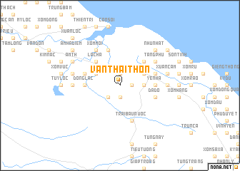 map of Văn Thái Thôn