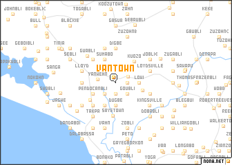 map of Vantown