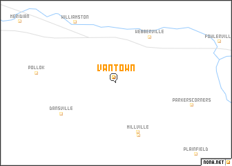 map of Vantown