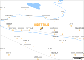 map of Vanttila