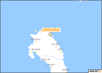 map of Vanuaso