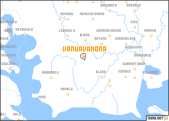 map of Vanuavamona
