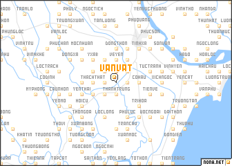 map of Văn Vật