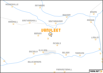 map of Van Vleet