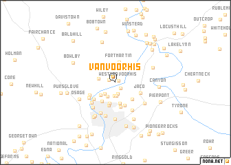 map of Van Voorhis