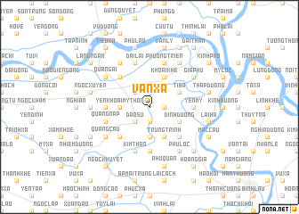 map of Văn Xá