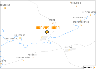 map of Vanyashkino