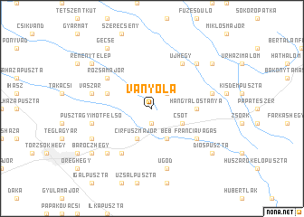 map of Vanyola