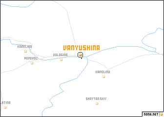 map of Vanyushina