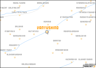 map of Vanyushino