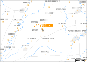 map of Vanyushkin