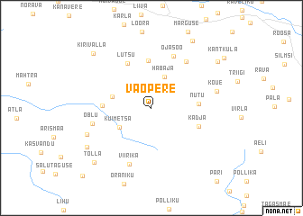 map of Vaopere