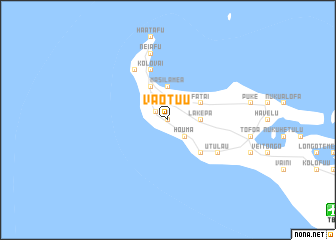 map of Vaotu`u