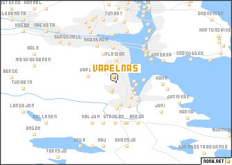 map of Vapelnäs