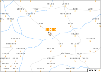 map of Vapor