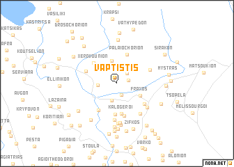 map of Vaptistís