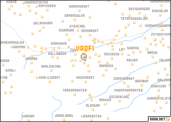 map of Vaqfī