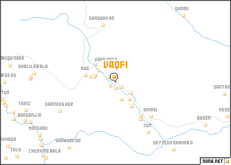 map of Vaqfī