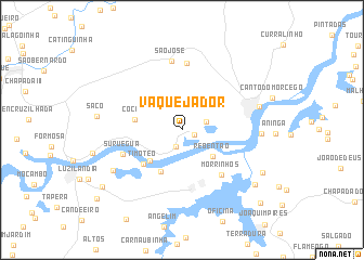 map of Vaquejador