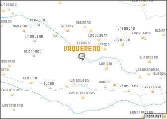 map of Vaquereño