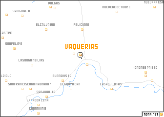 map of Vaquerias