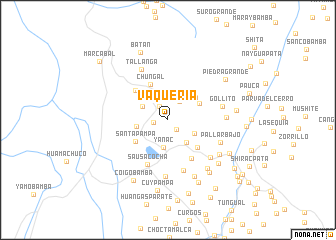 map of Vaquería